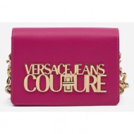 versace jeans couture handbag pink polyurethane