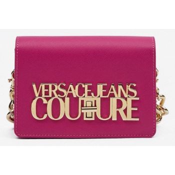 versace jeans couture handbag pink polyurethane σε προσφορά