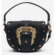 versace jeans couture handbag black artificial leather