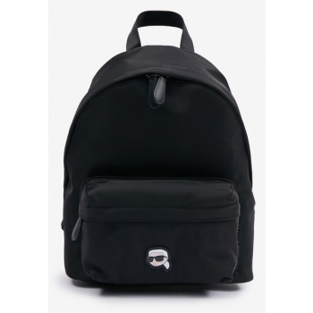 karl lagerfeld backpack black recycled polyamide