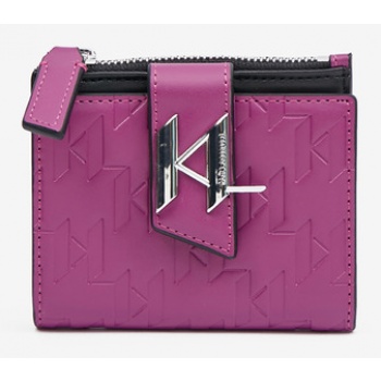 karl lagerfeld wallet pink 58% recycled polyurethane, 42% σε προσφορά