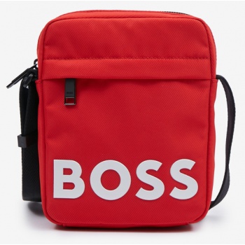 boss catch 2.0 cross body bag red recycled polyester σε προσφορά