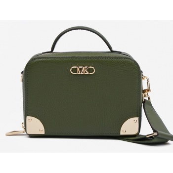 michael kors trunk xbody handbag green cowhide