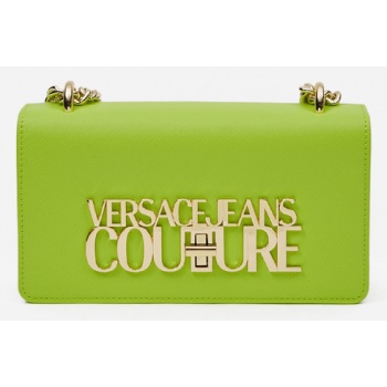 versace jeans couture handbag green artificial leather σε προσφορά