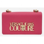 versace jeans couture handbag pink artificial leather