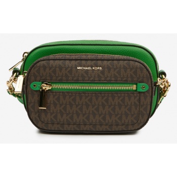 michael kors cross body bag green cowhide σε προσφορά