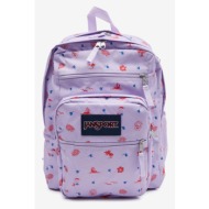 jansport big student backpack violet 100% polyester