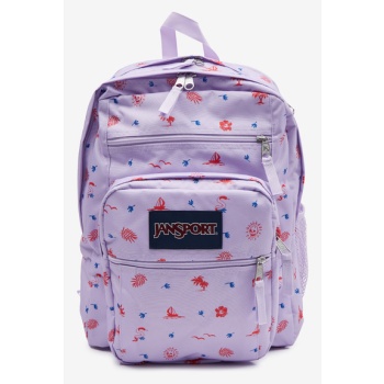 jansport big student backpack violet 100% polyester σε προσφορά