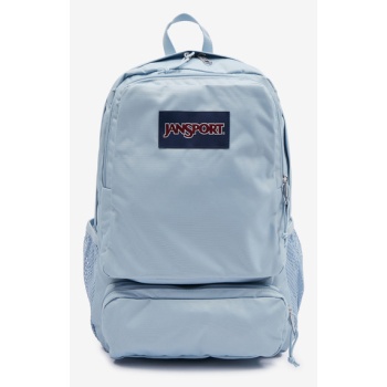 jansport doubleton backpack blue polyester σε προσφορά