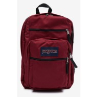 jansport big student backpack red polyester
