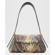 aldo tivoli handbag brown outer part - polyurethane; lining - recycled polyester