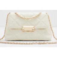 aldo krystel handbag white outer part - polyurethane; lining - recycled polyethylene