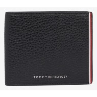 tommy hilfiger wallet black genuine leather