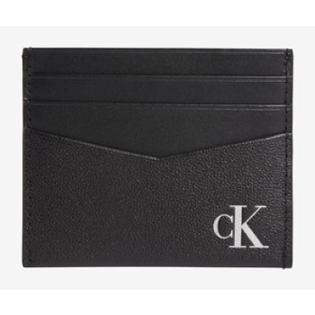 calvin klein jeans wallet black genuine leather σε προσφορά