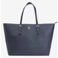 tommy hilfiger handbag blue 100% polyurethane