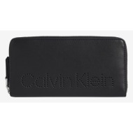 calvin klein wallet black 100% polyurethane