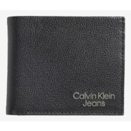 calvin klein jeans wallet black 100% real leather