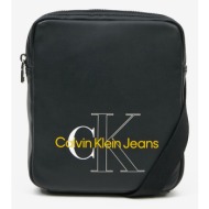 calvin klein jeans cross body bag black 100% polyurethane
