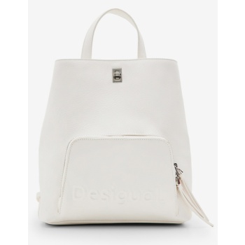 desigual half logo 24 sumy mini backpack white outer part 