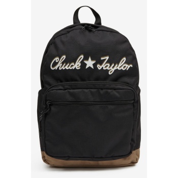 converse backpack black 100 % recycled polyester