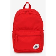converse backpack red recycled polyester