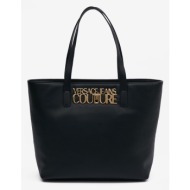 versace jeans couture handbag black polyurethane