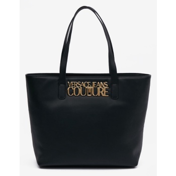 versace jeans couture handbag black polyurethane σε προσφορά