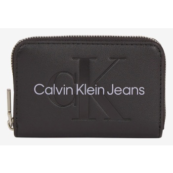 calvin klein jeans wallet black polyurethane