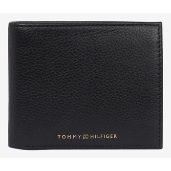 tommy hilfiger premium leather cc and coin wallet black