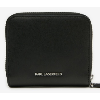 karl lagerfeld ikonik wallet black genuine leather