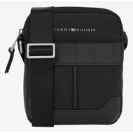 tommy hilfiger cross body bag black recycled polyester, polyester