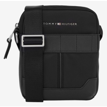 tommy hilfiger cross body bag black recycled polyester