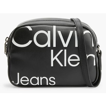 calvin klein jeans cross body bag black 100% polyurethane