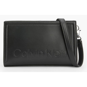 calvin klein cross body bag black 51% polyester, 49%