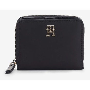 tommy hilfiger wallet black 98% recycled polyester, 2%