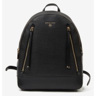 michael kors backpack black genuine leather