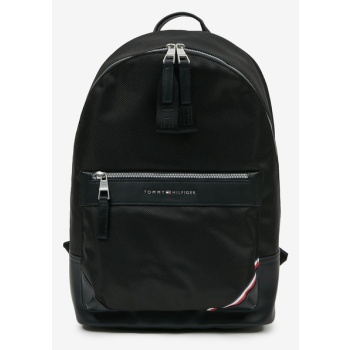 tommy hilfiger 1985 backpack black 75% recycled polyester σε προσφορά