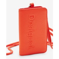 desigual emma 2.0 mini wallet orange outer part - polyurethane; lining - polyester