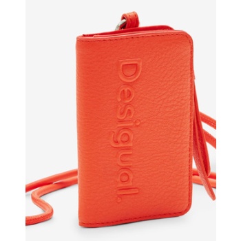 desigual emma 2.0 mini wallet orange outer part 