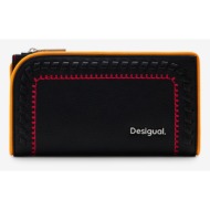 desigual prime ines wallet black outer part - polyurethane; lining - polyester