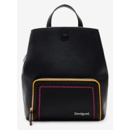 desigual prime sumy backpack black outer part - polyurethane; inner part - polyester