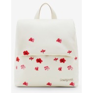 desigual circa dubrovnik backpack white outer part - polyurethane; inner part - cotton