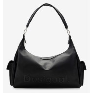 desigual half logo 24 brasilia handbag black outer part - polyurethane; inner part - polyester