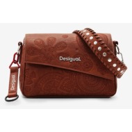 desigual dejavu phuket mini handbag brown outer part - polyurethane; inner part - polyester