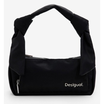 desigual priori urus handbag black outer part - polyester;