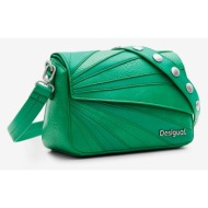 desigual phuket mini handbag green outer part - polyurethane; inner part - polyester