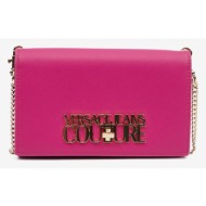 versace jeans couture range l handbag pink outer part - artificial leather; lining - polyester