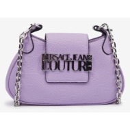 versace jeans couture range b handbag violet outer part - artificial leather; lining - polyester