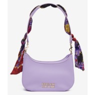 versace jeans couture range a thelma classic handbag violet outer part - artificial leather; lining 