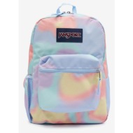 jansport cross town backpack blue outer part - polyester; lining - polyester